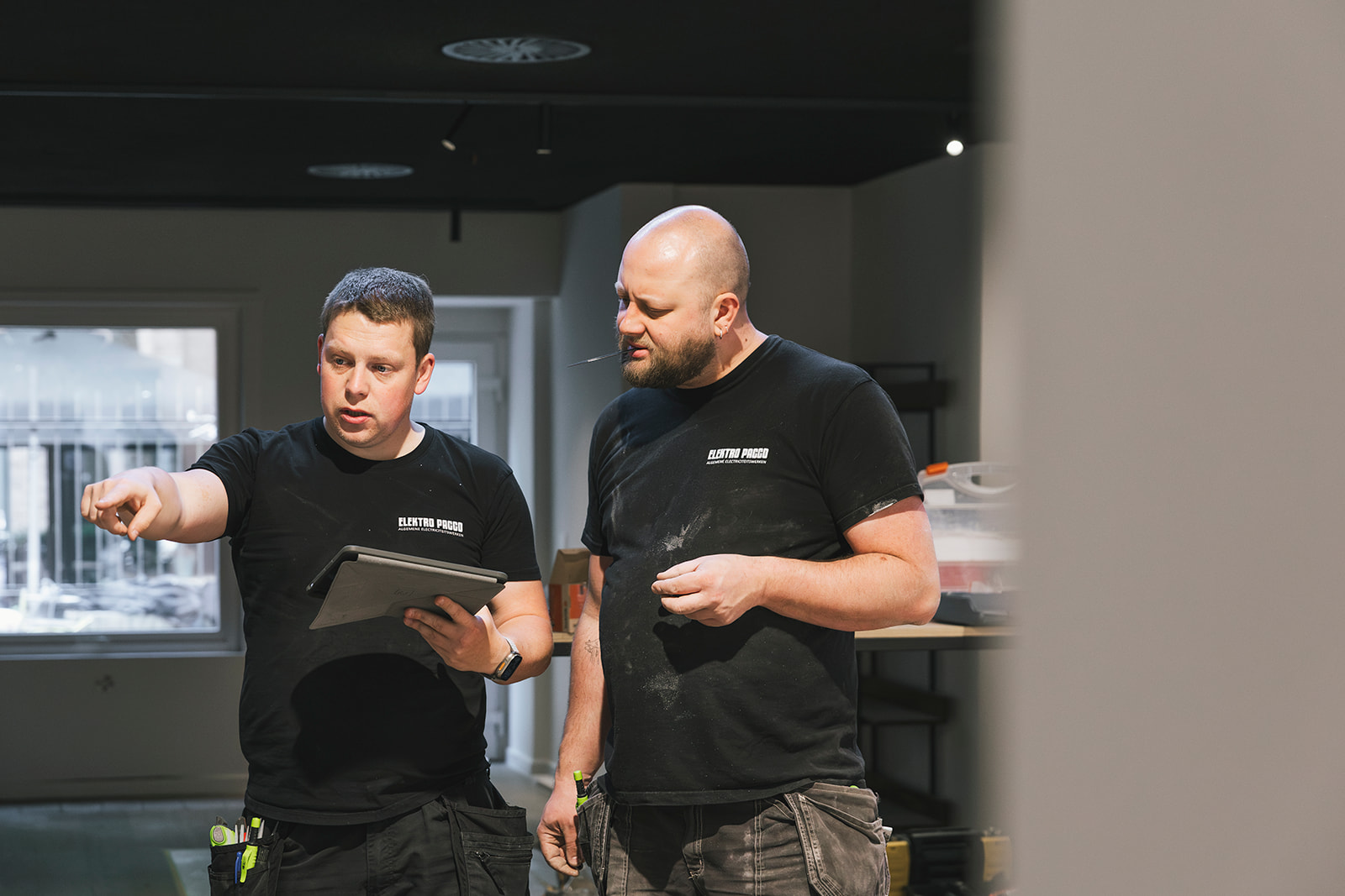 Glenn Pacco en Bert Scheemaker van Elektro Pacco.